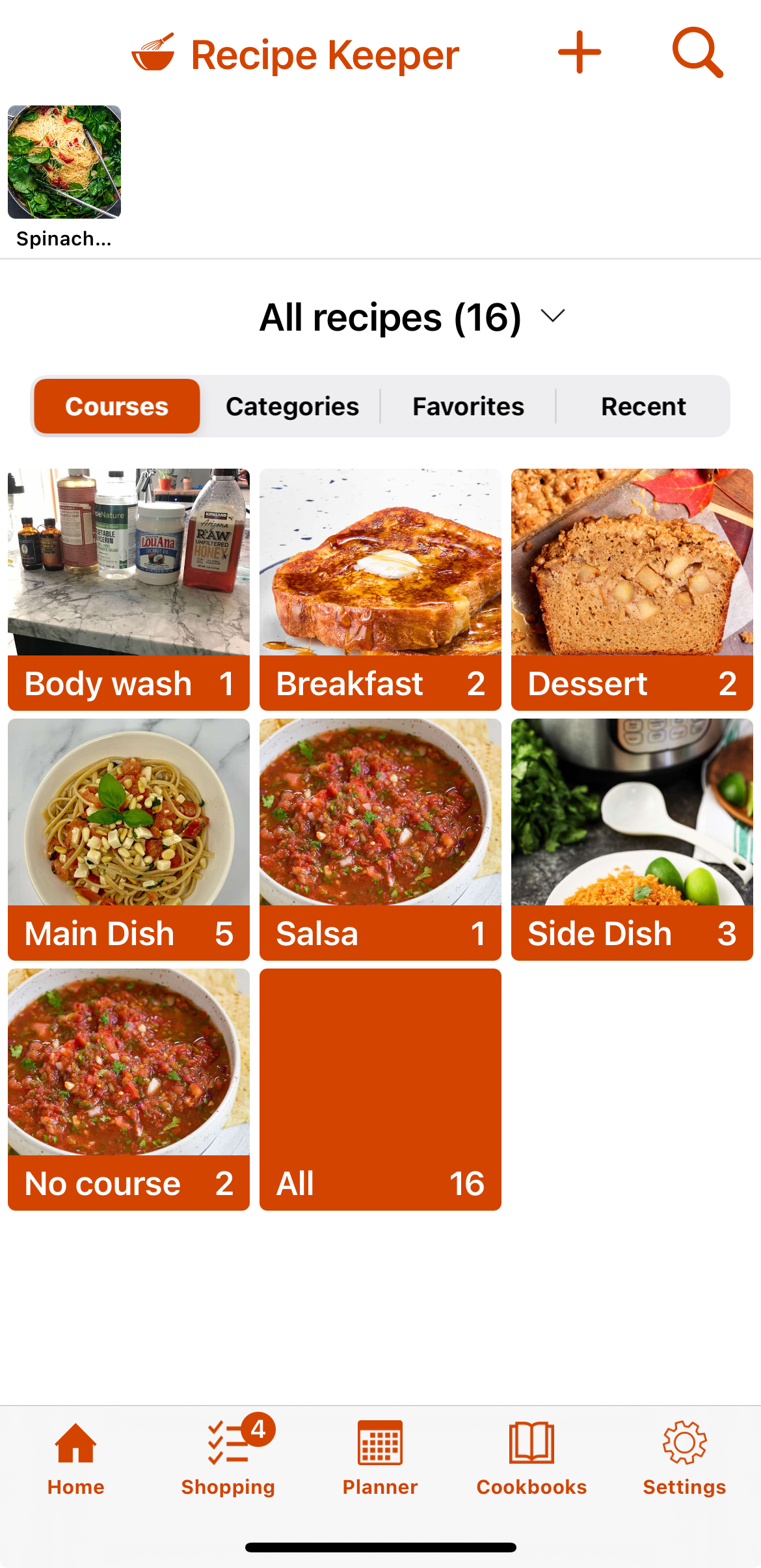 Recipe Keeper App