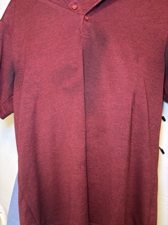 Oil stained shirt