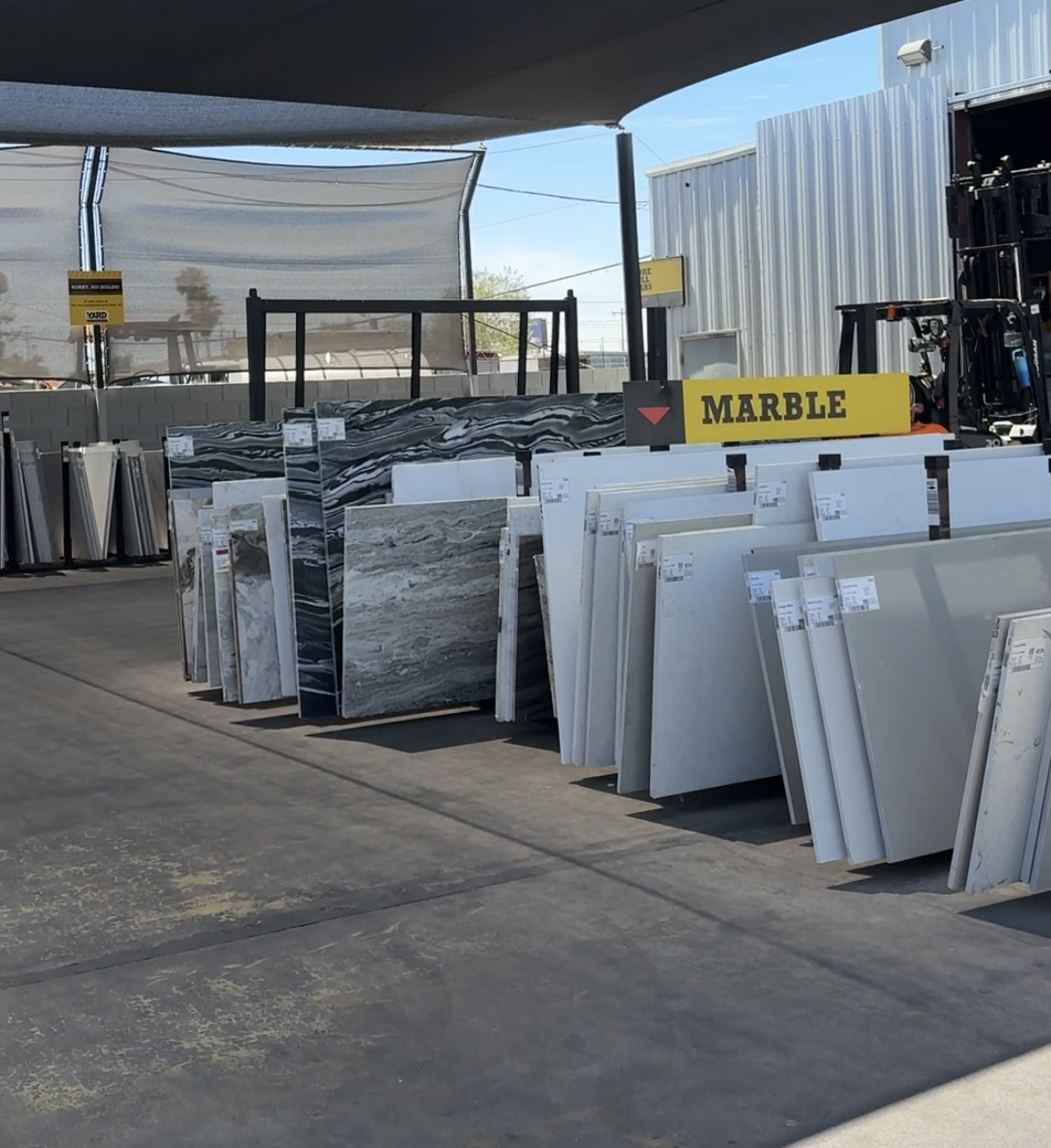The Yard a place to go for countertop slabs
